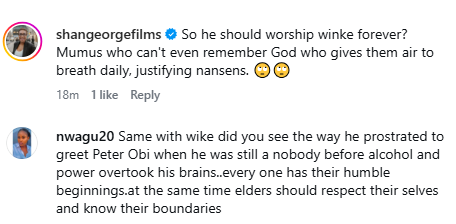 Nyesom Wike?s media aide, Lere Olayinka, mocks Gov Sim Fubara, as he shares throwback video of him kneeling to thank Wike shortly after he won the 2023 governorship election