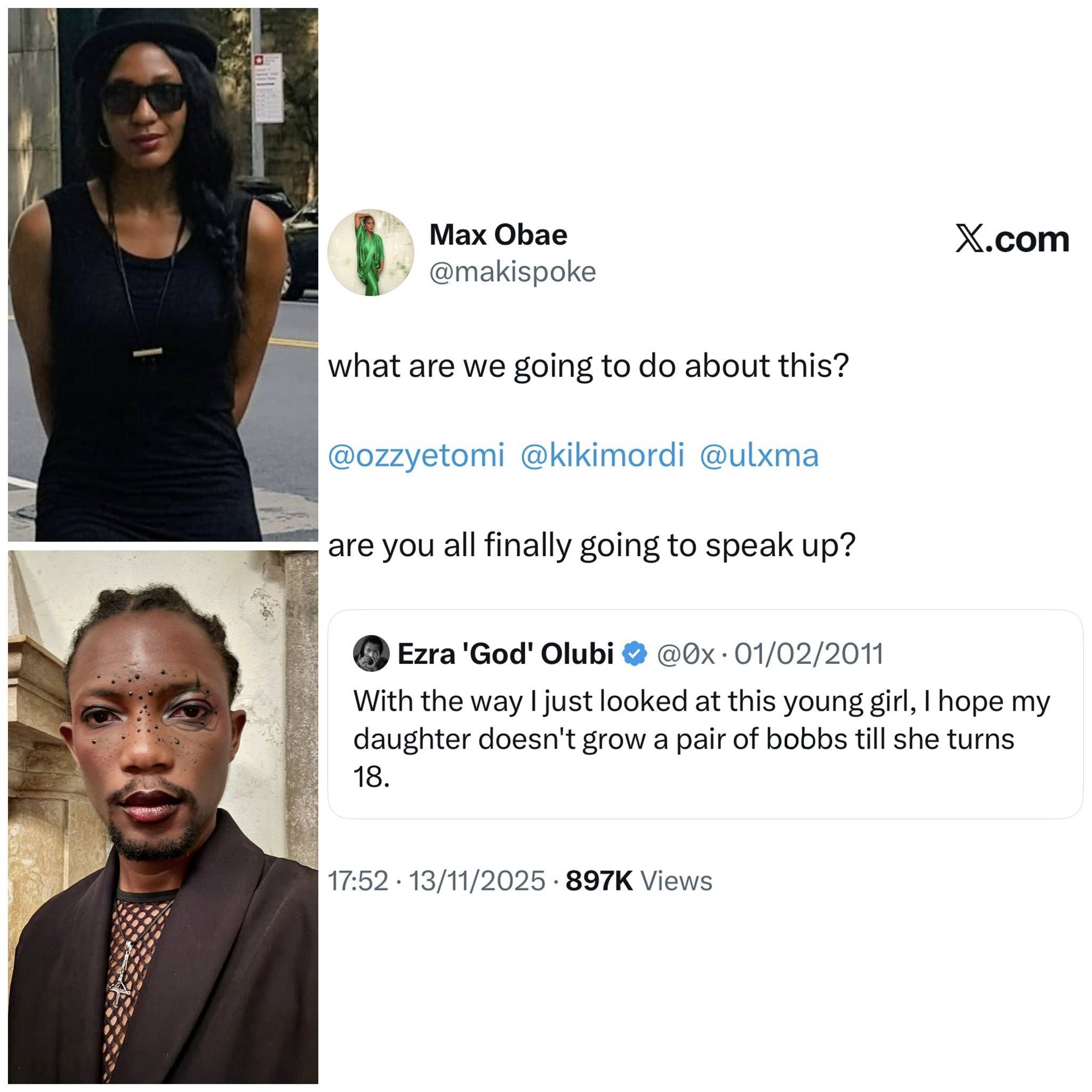 Are you now going to speak up - B!sexu@l woman who Paystack co-founder Ezra Olubi broke up with after dating her and another woman she was also dating as a polycule calls out his BFFs