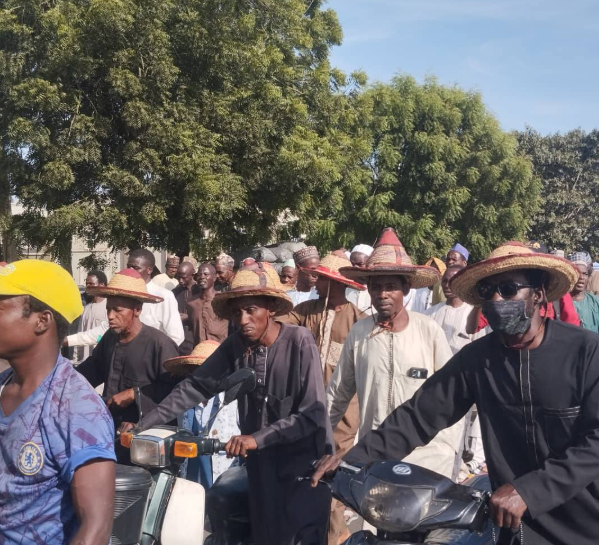 Shi?ite sect members protest against Trump?s invasion threat in Kano