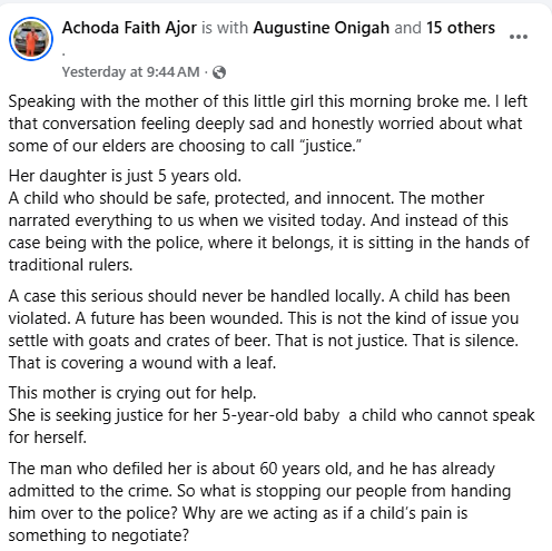 60-year-old man accused of r@ping 5-year-old girl in Cross River community