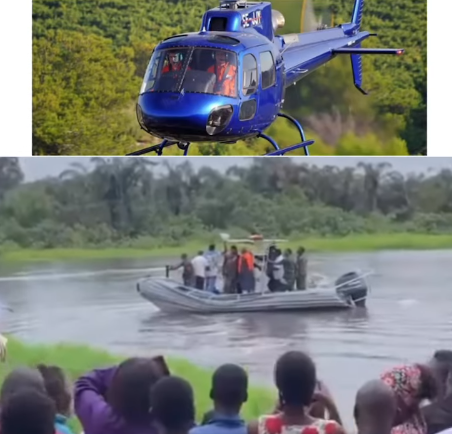 Many feared de@d as Helicopter crashes into river in Ondo