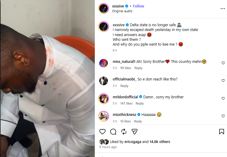 Former Delta governor's aide, Xxssive, attacked by unknown persons