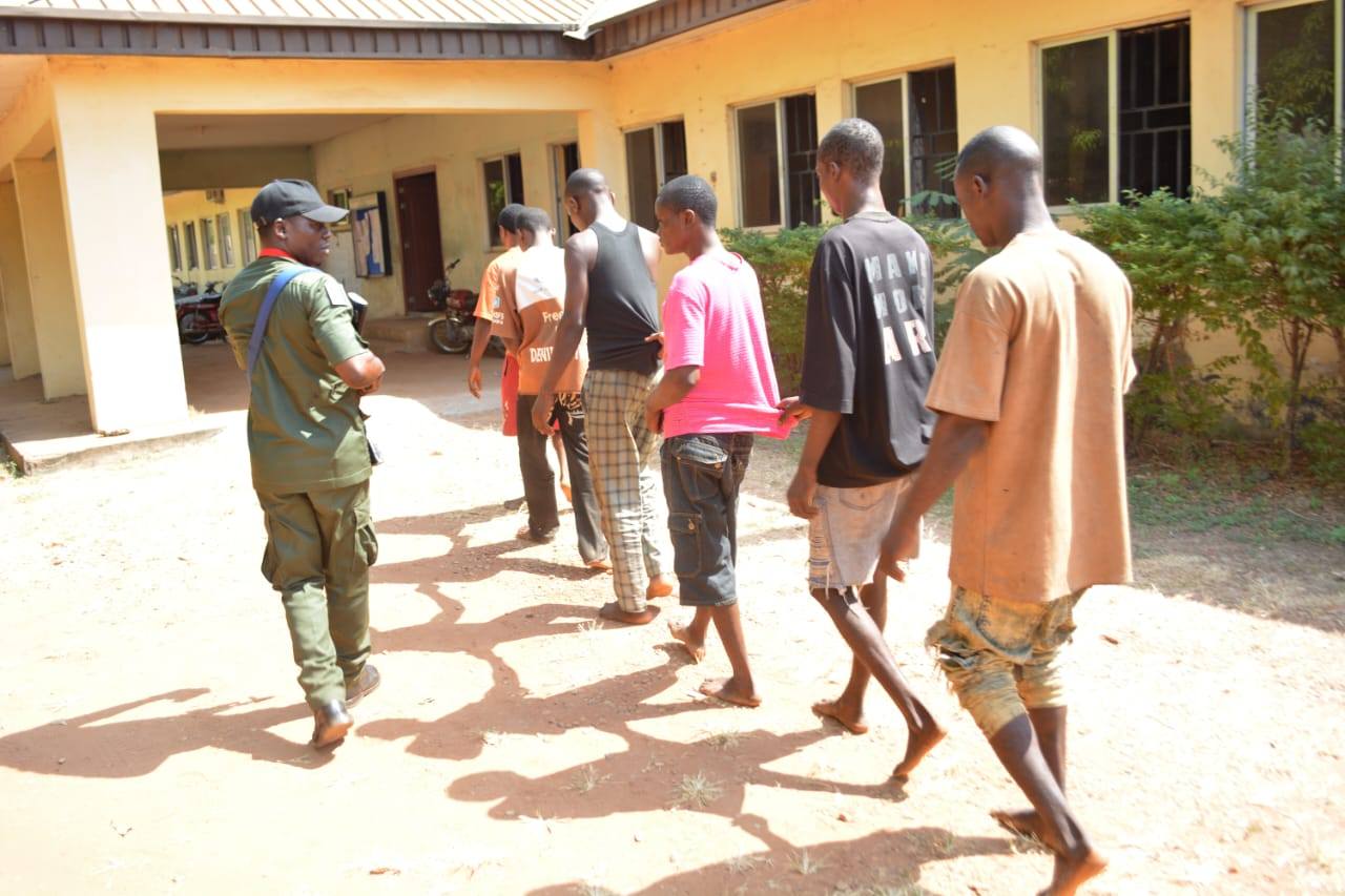NSCDC arrests six suspected cable vandals in Benue
