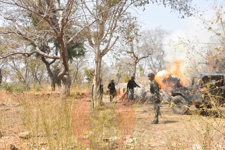 Gallant soldiers k!lled as troops storm notorious bandit leader?s camp in Zamfara, neutralise 20