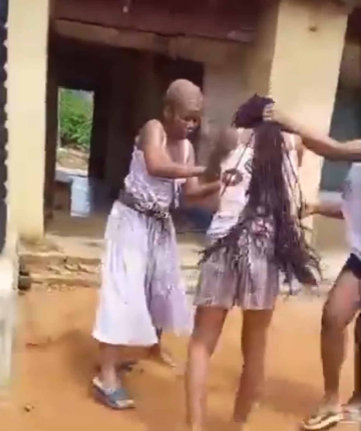 One arrested, another on the run as Anambra police probe viral video of ladies ass@ulting a young woman