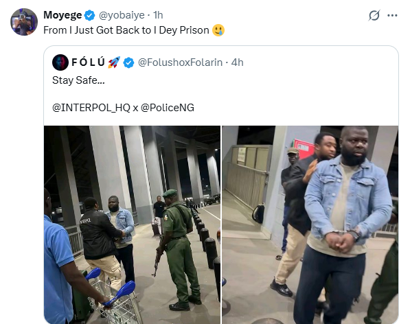 Reactions as INTERPOL reportedly arrests Nigerian man at Abuja airport