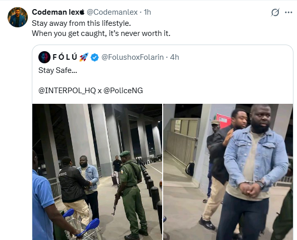 Reactions as INTERPOL reportedly arrests Nigerian man at Abuja airport