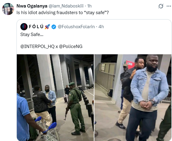 Reactions as INTERPOL reportedly arrests Nigerian man at Abuja airport