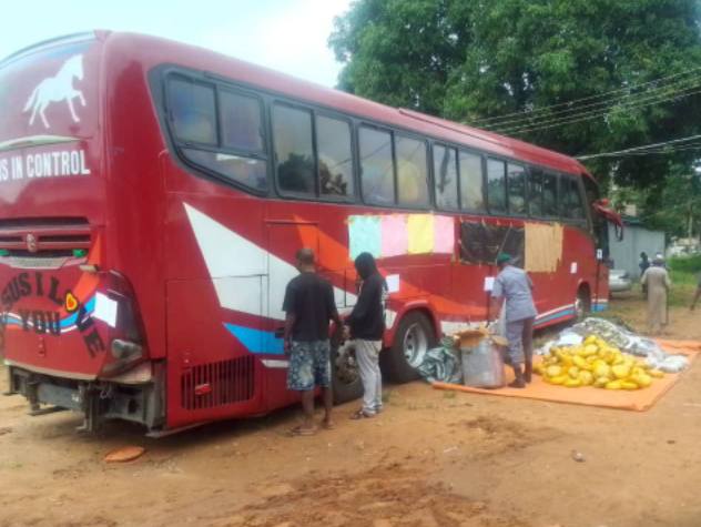 Customs intercepts bus with military camouflage, drugs worth N259m in Ogun