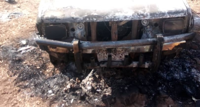 Properties destroyed as suspected terrorists attack community in Borno state