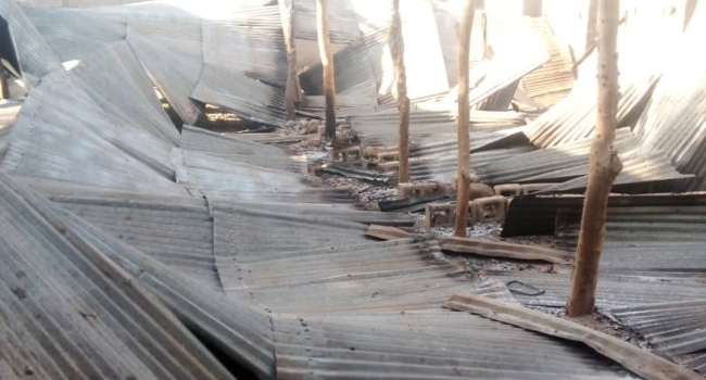 Properties destroyed as suspected terrorists attack community in Borno state