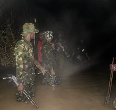 Three kidnap victims rescued as troops dimantle terrorist camp in Anambra